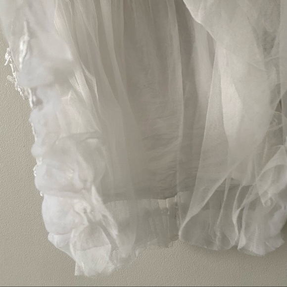 Jazz Style Size 13 Lace White Holiday Special Occasion Formal Flower Girl Dress - Picture 4 of 9